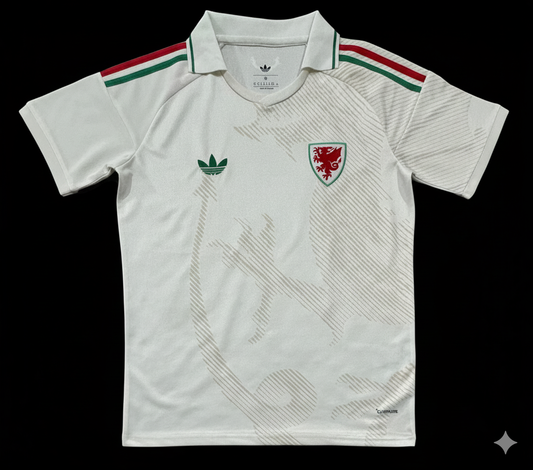 Camisa País de Gales Reserva 26/27